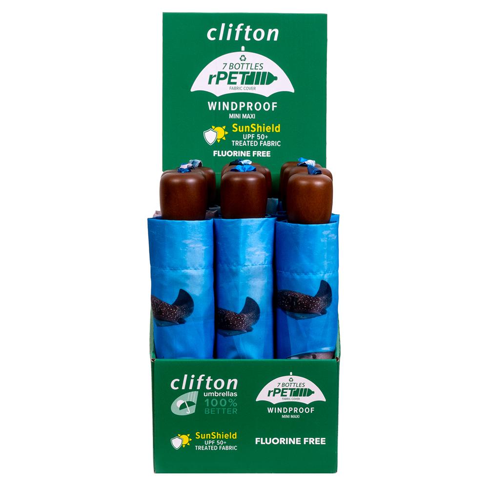 Clifton rPET Deluxe Mini Maxi Shark; CDU of 12