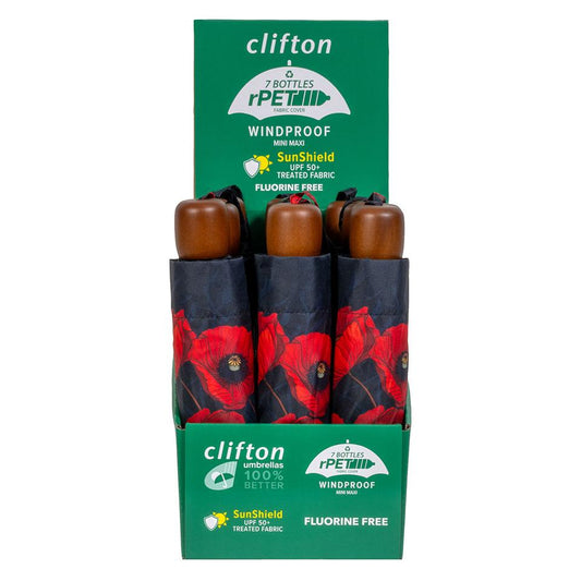 rPET Deluxe Mini Maxi Poppies; CDU of 12